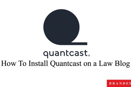 How to install Quantcast on a law blog